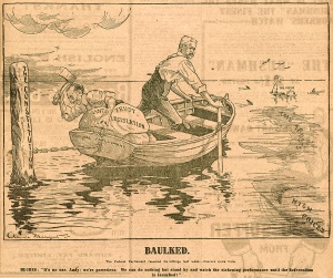 Cartoon from The Australian Worker, 22 April 1915